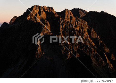 アーベントロートの北穂高岳 アーベントロートの北穂高岳 77962097