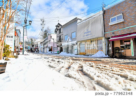 旧軽井沢銀座通り 長野県軽井沢町 21 1 の写真素材