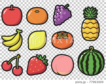 見てわかるイラスト果物づくり いろいろ果物セットver2.0 / キャベツ鉢 さんのイラスト
