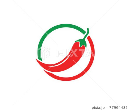 Chili logo icon vector illustration design 77964485