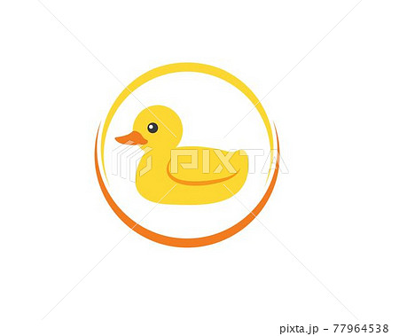 duck  vector icon illustration design 77964538