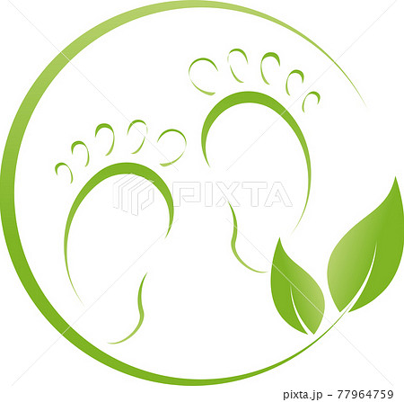 Feet, foot care, foot massage, logo  77964759