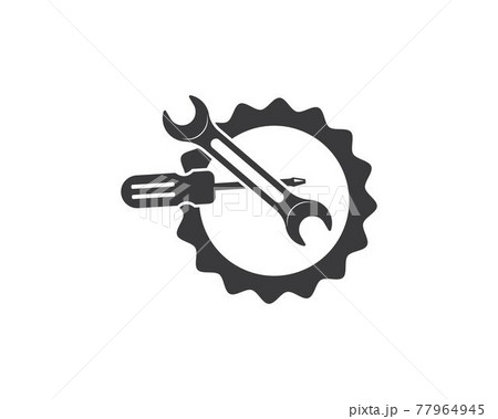wrench vector illustration and icon of automotive repair 77964945
