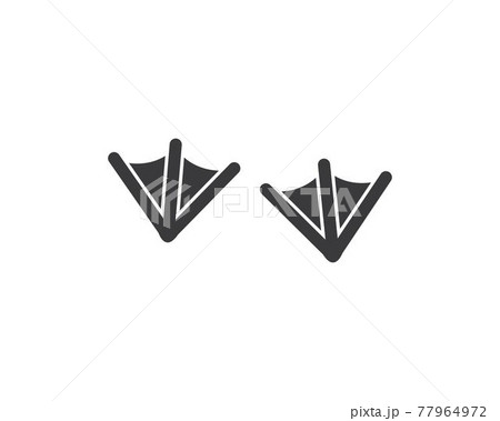 print of duck foot vector illustration design print of duck foot vector illustration design 77964972