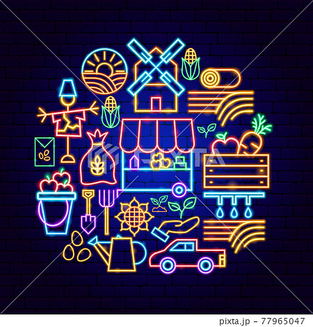 Countryside Neon Concept 77965047