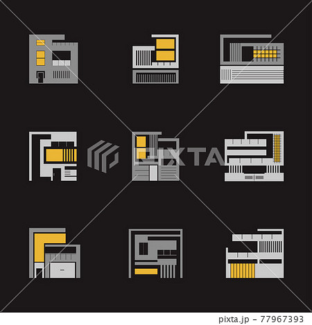 Modern minimal home icon bundle Modern minimal home icon bundle 77967393