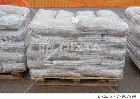 Construction Site Pallets Sacks 77967894