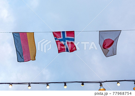 Germany Norway Japan Flags 77968754