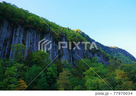 北海道東川町　天人峡　あまつ岩 77970034
