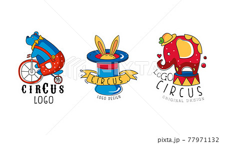 Circus Logo Set, Carnival and Circus Show Colorful Badges and Labels Hand Drawn Vector Illustration Circus Logo Set, Carnival and Circus Show Colorful Badges and Labels Hand Drawn Vector Illustration 77971132