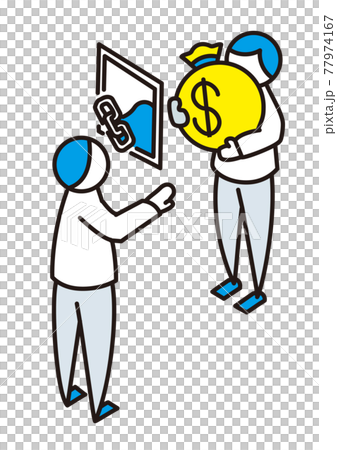 Isometric diagram of work purchase Isometric diagram of work purchase 77974167