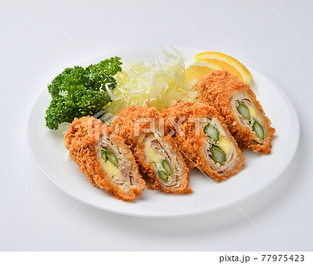 アスパラ肉巻き揚げ 77975423