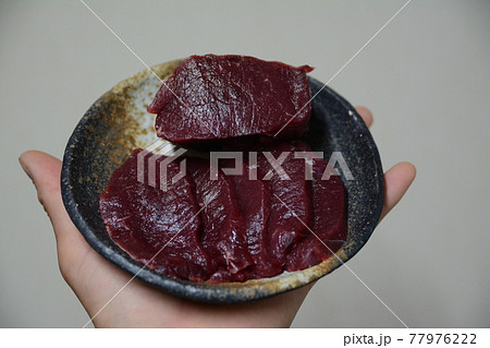 鹿肉のスライス 77976222