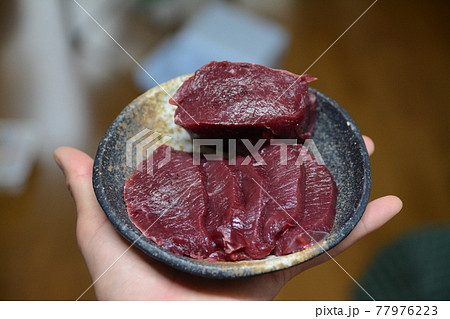 鹿肉のスライス 鹿肉のスライス 77976223