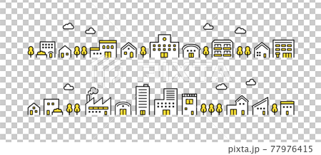Cityscape icon set Cityscape icon set 77976415