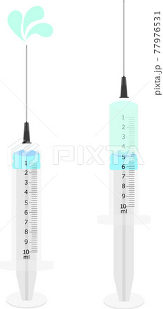 注射器 ワクチン 予防接種 イメージ イラスト 注射器 ワクチン 予防接種 イメージ イラスト 77976531
