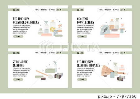 Natural household cleaners: soda, vinegar, lemon, mustard powder, salt, laundry soap. Eco friendly detergents, chemical free. Zero waste lifestyle. Green home concept. Vector flat cartoon illustration Natural household cleaners: soda, vinegar, lemon, mustard powder, salt, laundry soap. Eco friendly detergents, chemical free. Zero waste lifestyle. Green home concept. Vector flat cartoon illustration 77977360