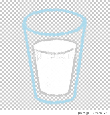 牛奶牛奶玻璃插圖手繪材質油畫棒 77978176