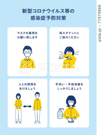 新型コロナウイルス等の感染症予防対策 77979866