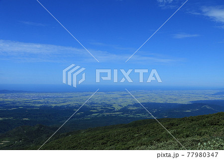 月山からの風景 月山からの風景 77980347