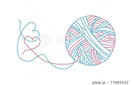 Clew with two hearts. Clew with two hearts. 77983432