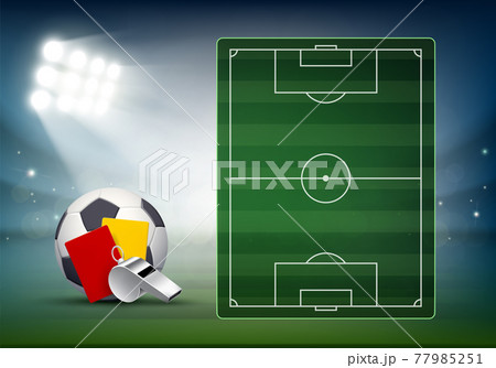 Soccer game tactics. Football scheme 77985251