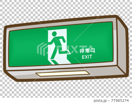 非常口（避難口誘導灯） 77985274