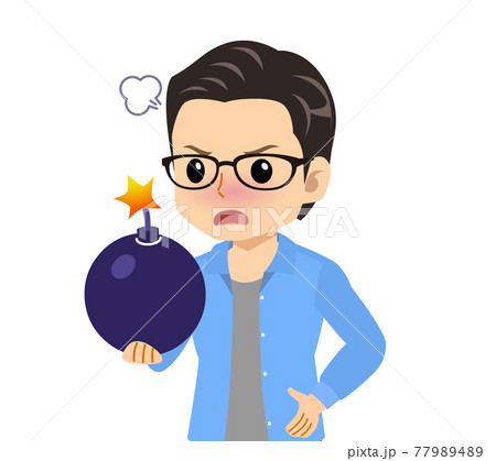 メガネを掛けた爽やかな青年 メガネを掛けた爽やかな青年 77989489