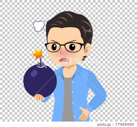 メガネを掛けた爽やかな青年 メガネを掛けた爽やかな青年 77989489