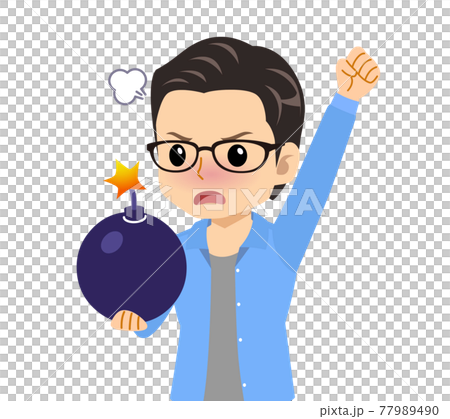 メガネを掛けた爽やかな青年 メガネを掛けた爽やかな青年 77989490