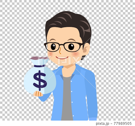 一個清爽的戴眼鏡的年輕人 77989505