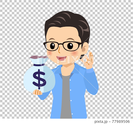 一個清爽的戴眼鏡的年輕人 77989506