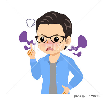 メガネを掛けた爽やかな青年 メガネを掛けた爽やかな青年 77989609