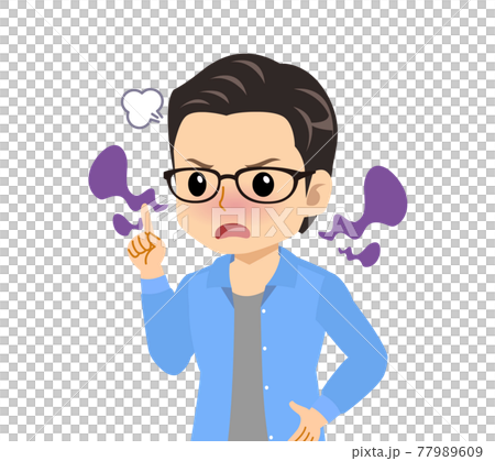 メガネを掛けた爽やかな青年 メガネを掛けた爽やかな青年 77989609