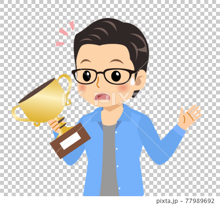 メガネを掛けた爽やかな青年 77989692