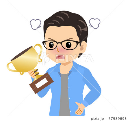 メガネを掛けた爽やかな青年 77989693