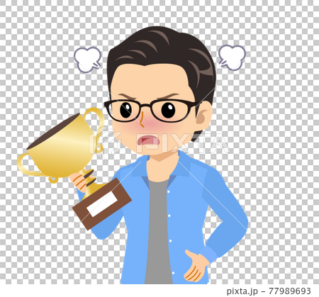 メガネを掛けた爽やかな青年 77989693