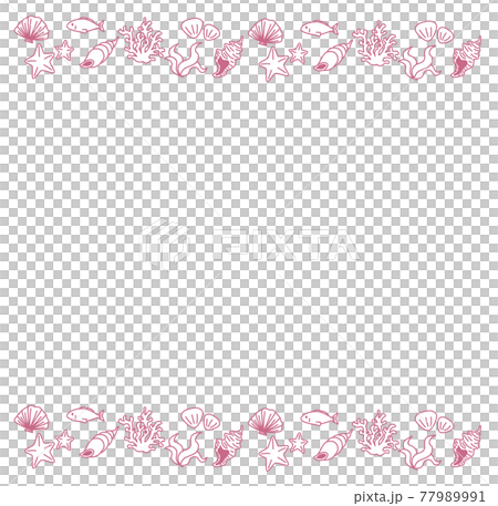 Sea item pink 01 frame Sea item pink 01 frame 77989991