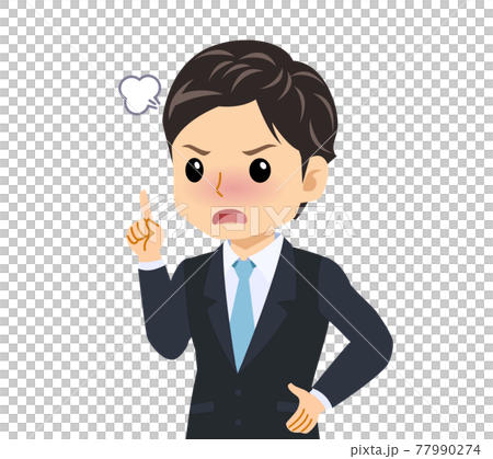 フレッシュなスーツを着た若い男性 フレッシュなスーツを着た若い男性 77990274