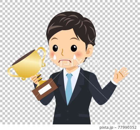 フレッシュなスーツを着た若い男性 フレッシュなスーツを着た若い男性 77990352