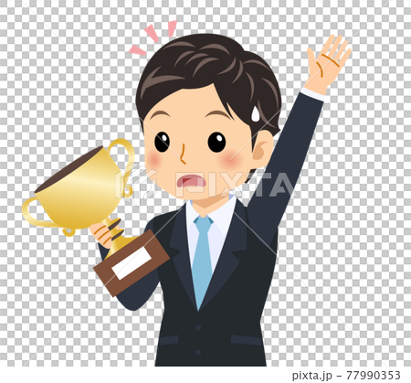 フレッシュなスーツを着た若い男性 フレッシュなスーツを着た若い男性 77990353