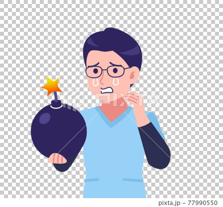 Young nurse man with glasses Young nurse man with glasses 77990550