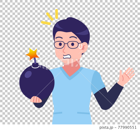 Young nurse man with glasses Young nurse man with glasses 77990551