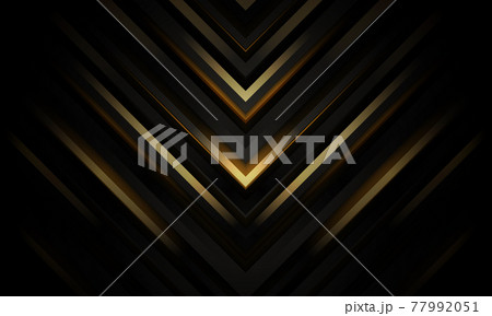 Abstract black and gold luxury geometric background 77992051