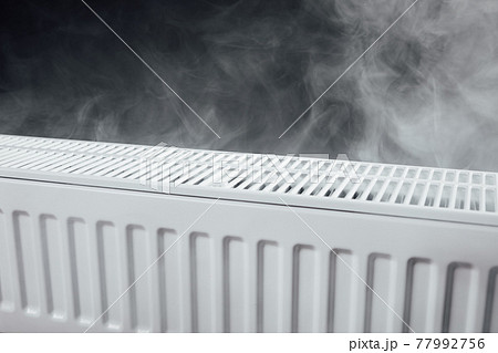 heating radiator with warm steam heating radiator with warm steam 77992756