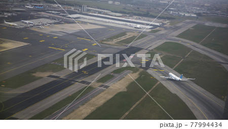 Fiumicino Airport. Made preparation for flight 77994434