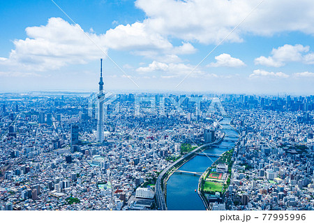 東京 空撮写真 東京 空撮写真 77995996
