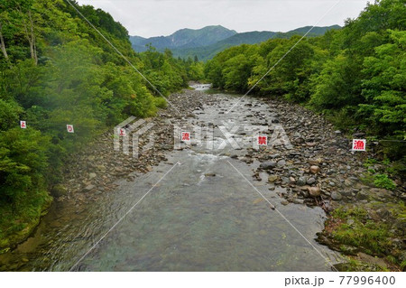 石抱橋からの越後駒ヶ岳 77996400