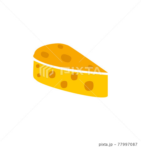 Cheese slice logo design template 77997087