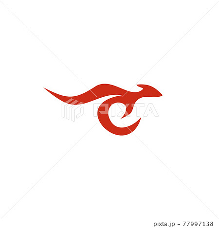 Kangaroo icn logo design template Kangaroo icn logo design template 77997138